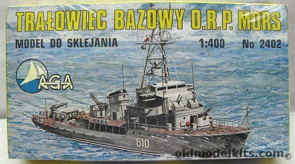 AGA 1/400 ORP Mors - BYMS-Class Royal Navy Minesweeper, 2402 plastic model kit